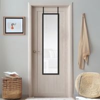 Espejo para puerta 30x120cm Negro Textura Orange