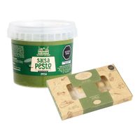 Pack Ravioles Rellenos de Queso Ricotta LA FLORENCIA 24un + Salsa Pesto FERYMAR Pote 300g