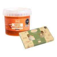 Pack Ravioles Rellenos de Queso Ricotta LA FLORENCIA 24un + Salsa Bolognesa FERYMAR Bolsa 300g