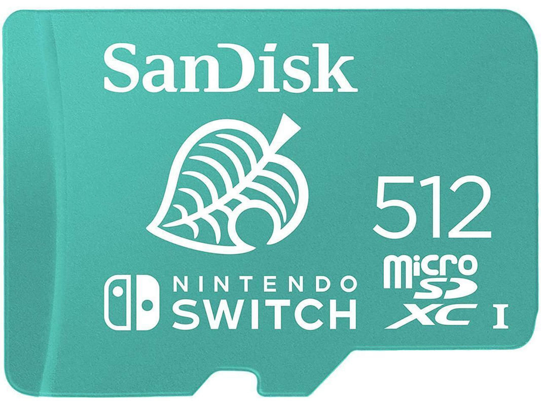 MEMORIA MICRO SD SANDISK PARA NINTENDO SWITCH 512 GB