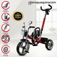 Triciclo Chavito Guiador «CHOPPY GUIDE» de Lujo Rojo