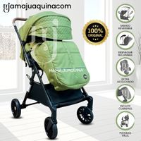 Coche Maleta de Lujo «MARSELLA» Mango Reversible Verde