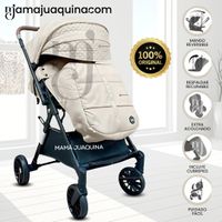 Coche Maleta de Lujo «MARSELLA» Mango Reversible Beige