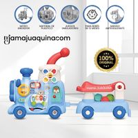 Caminador Trencito Musical 4 en 1 «TRAINY» Bluetooth Azul