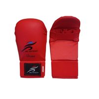Guantes Karate Talla M Rojo Tkd Thai Fitbox Kickboxing Importado