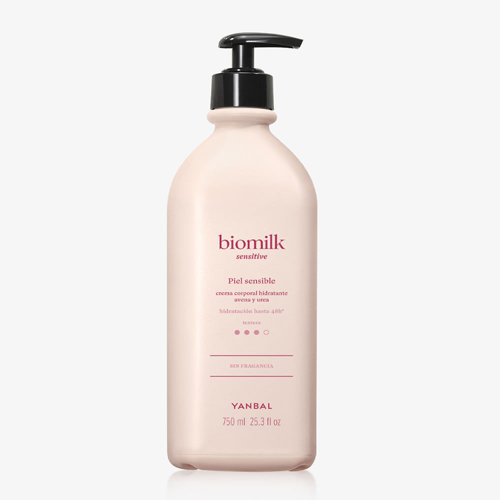 Crema Corporal Hidratante Biomilk Sensitive Avena y Urea