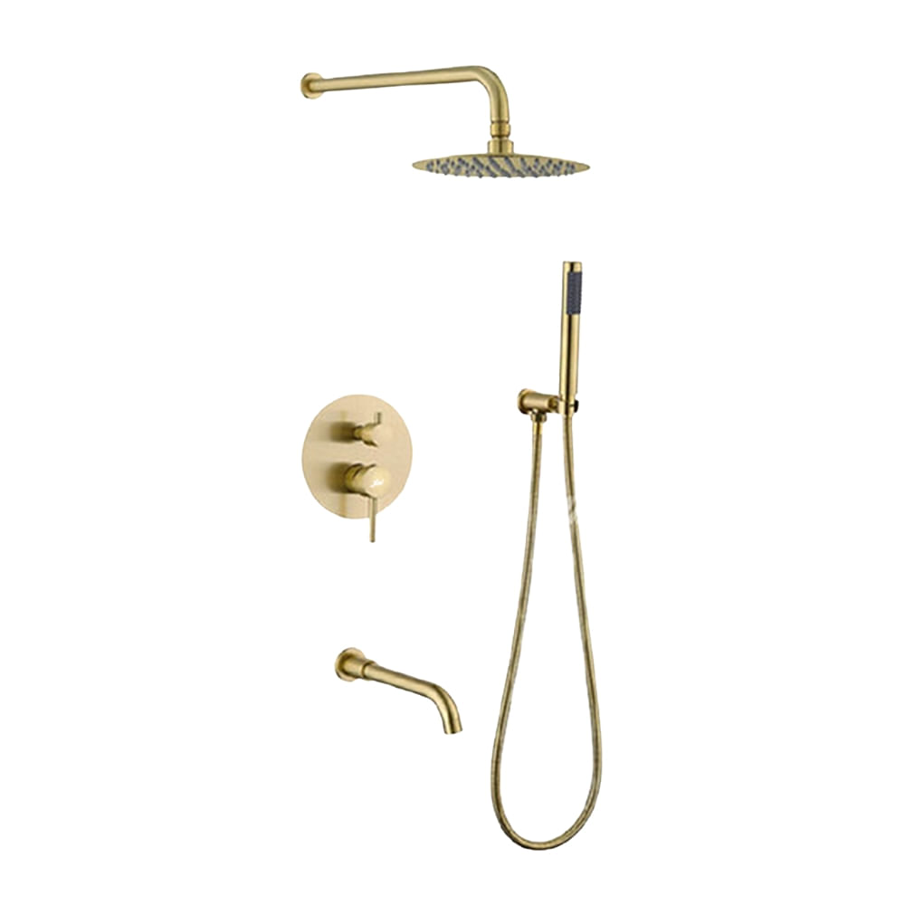 Mezcladora para Ducha Dorado Nano Acero Inoxidable XM 304-010D307