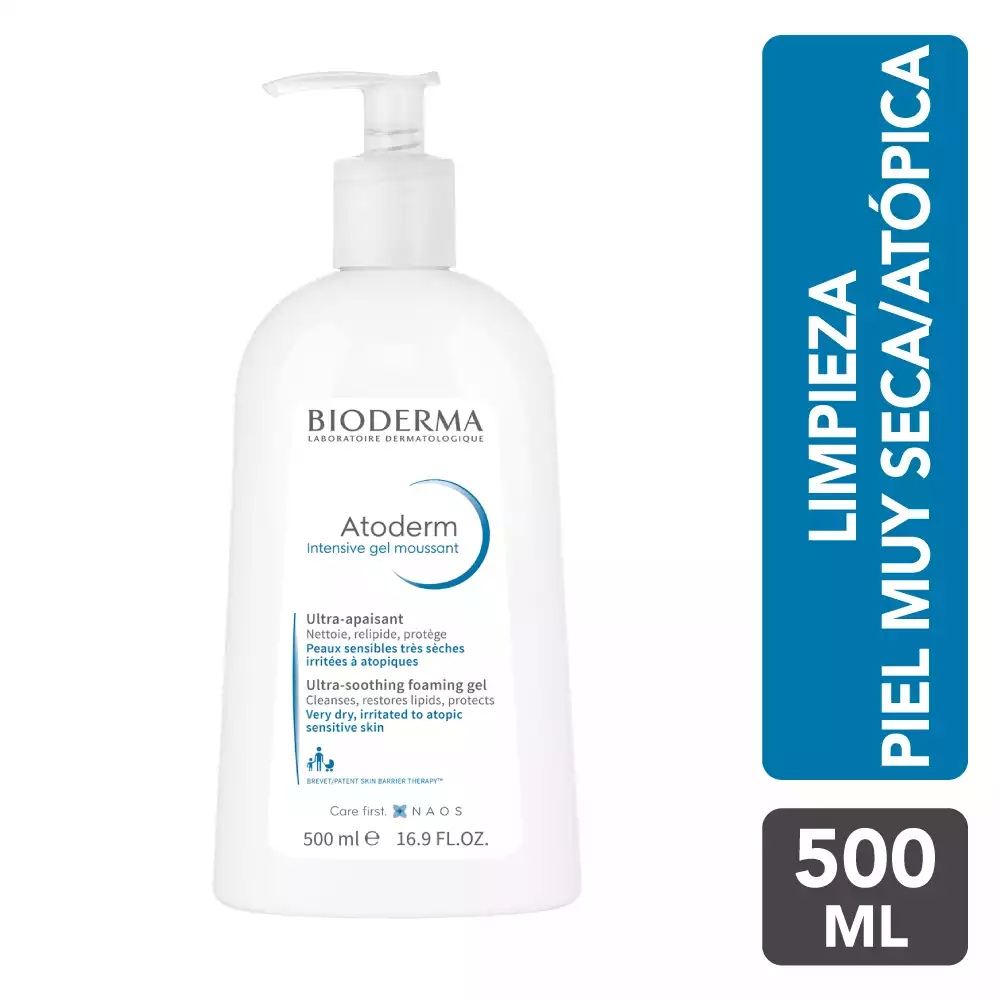 Bioderma Atoderm Intensive Gel Moussant - 500Ml