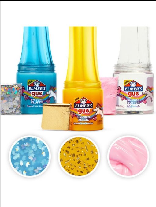 KIT SLIME ELMERS GUE 2194457 UNICORN DREAMS PACK 3 UNID - !OFERTA!