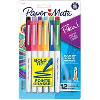 Marcador Flair Bold Blister Paper Mate x12 2125414