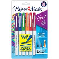 Marcador Flair Bold Blister Paper Mate x6 2125411 - !OFERTA!