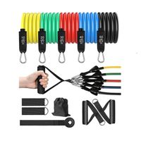 Set 5 Bandas Ligas Elásticas Resistencia Pilates Accesorios