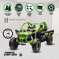 Carro a Batería 4x4 «CAN-AM VELOUIX» Licenciado - Verde
