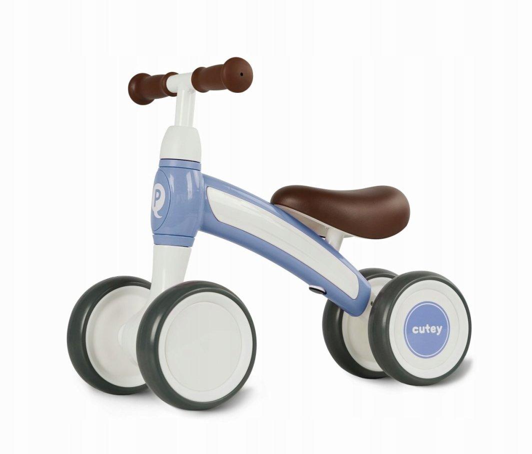 TRICICLO CUTEY SIN PEDALES AZUL QPLAY