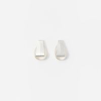 Aretes Mujer Sfera Cadena Con Hojitas Plata