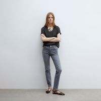 Jean Mujer Sfera Recto Mujer Bols Chin Gris
