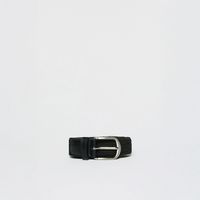 Correa Hombre Sfera Trenzado Elastico Negro