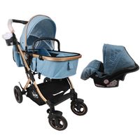 Coche Para Bebé Travel System Baby Cam Galaxy Azul