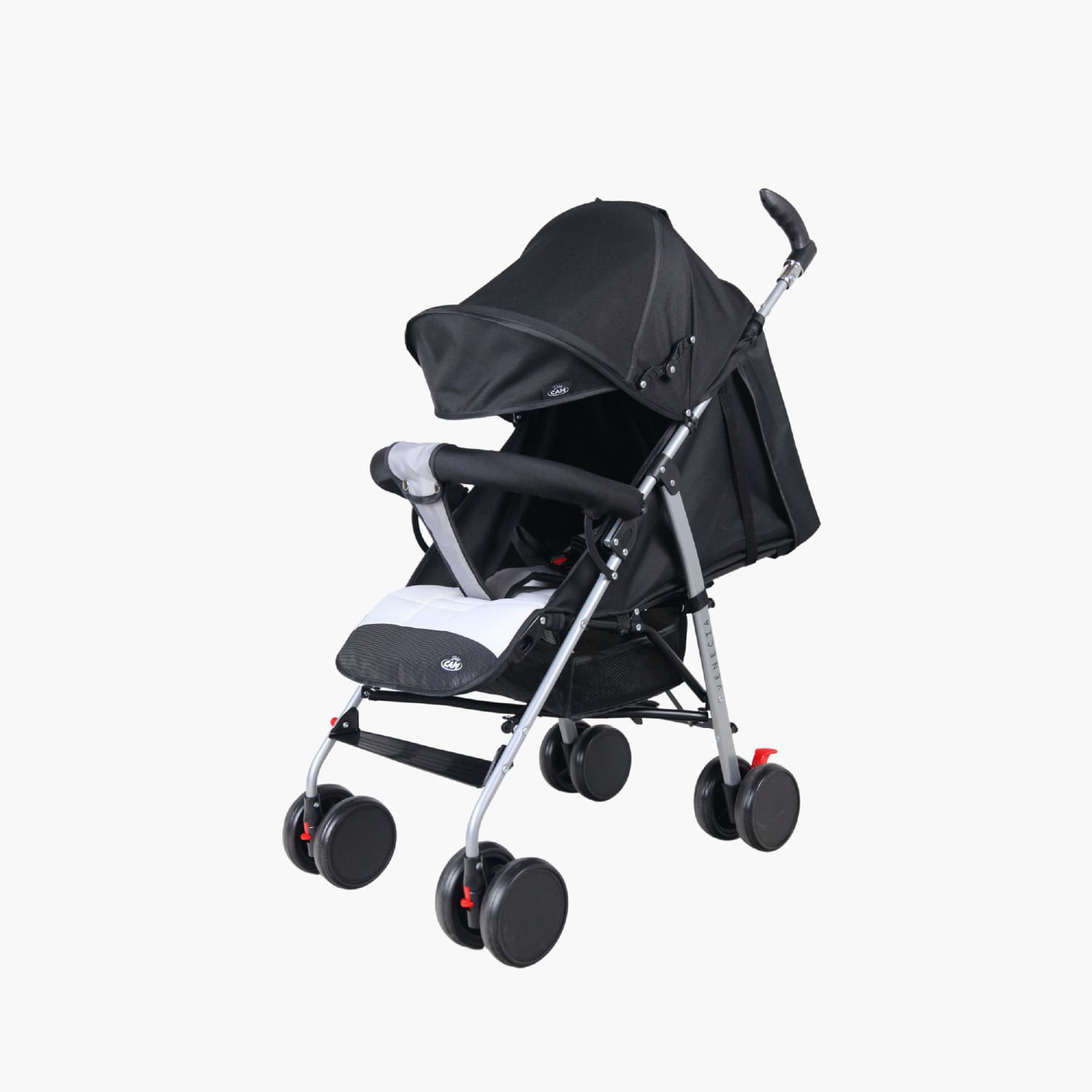 Coche Bastón Para Bebé Baby Cam Venecia Negro