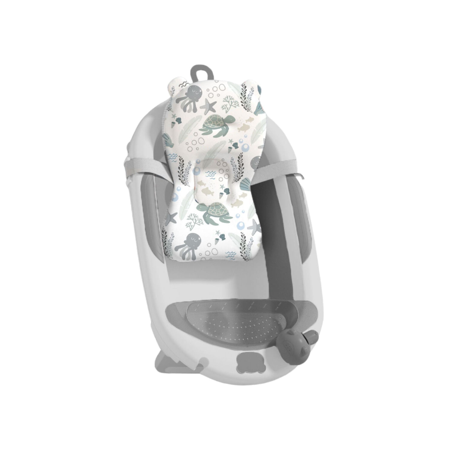 Tina De Baño Para Bebé Baby Cam Aquabu Gris