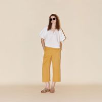 Blusa Mujer Sfera Popelin Blanco