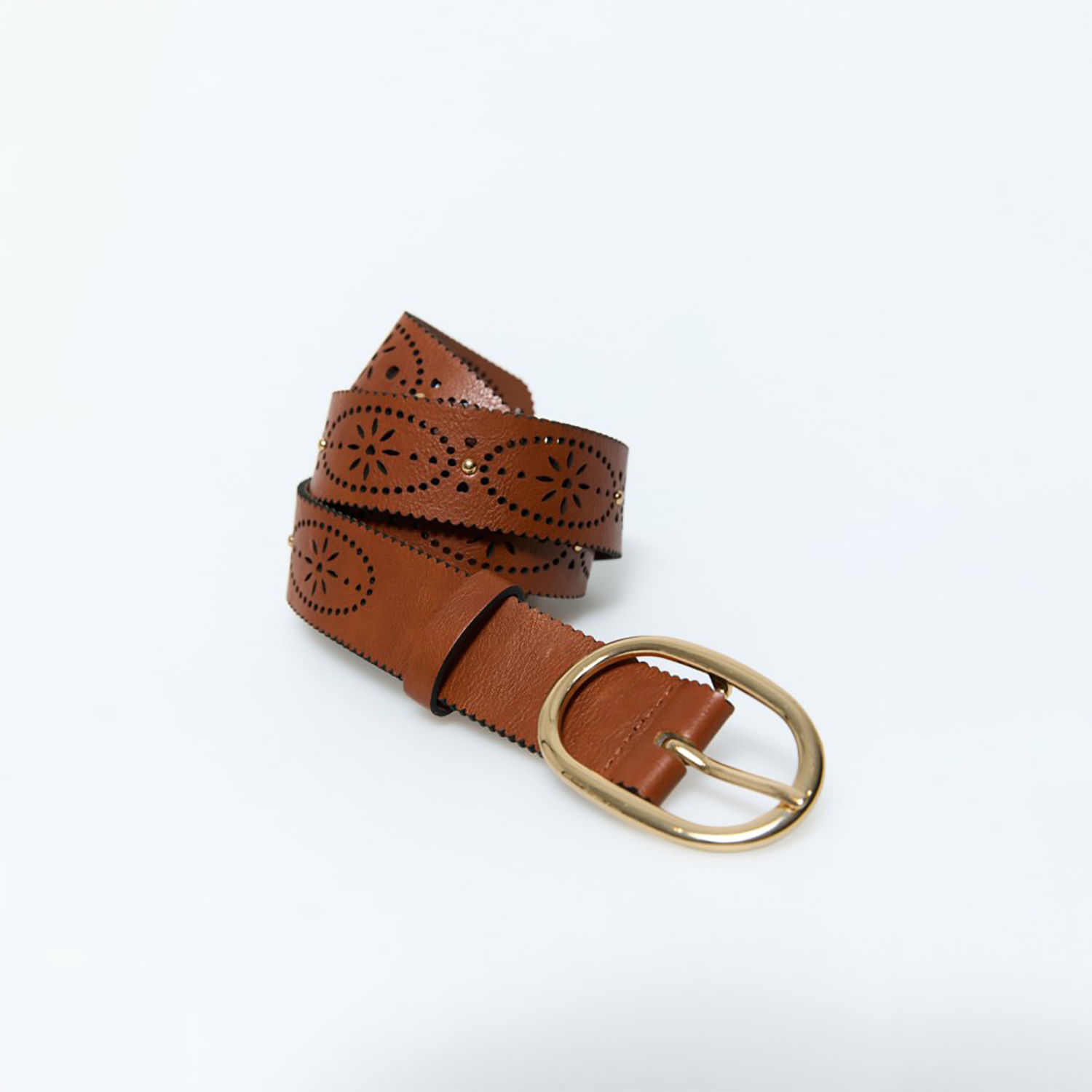 Correa Mujer Sfera Acharolado Safina Camel
