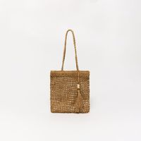 Bolso Mujer Sfera Rústico Calado Camel