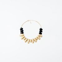 Collar Mujer Sfera Choker Muchas Vueltas Gold Mx Oro 1