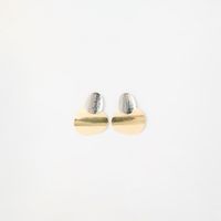 Pendiente Mujer Sfera Pendientes Flor Strasses San Mx Oro