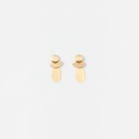 Aretes Mujer Sfera Red Strasses Sani Oro