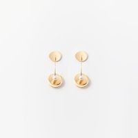 Aretes Mujer Sfera 3 Aros Epoxy Multi Oro