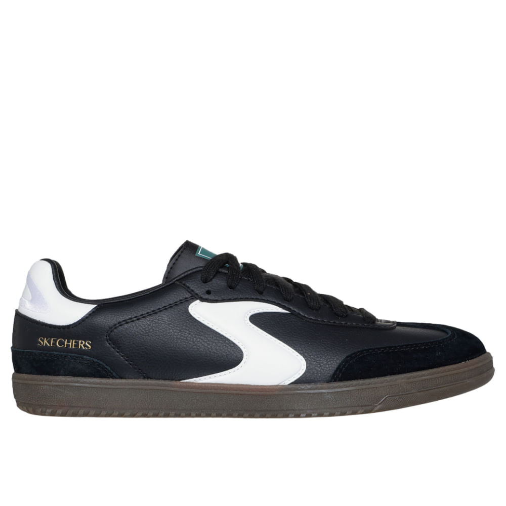 Zapatillas Urbanas Skechers Hombre Hotshot 254150-Bkw Negro