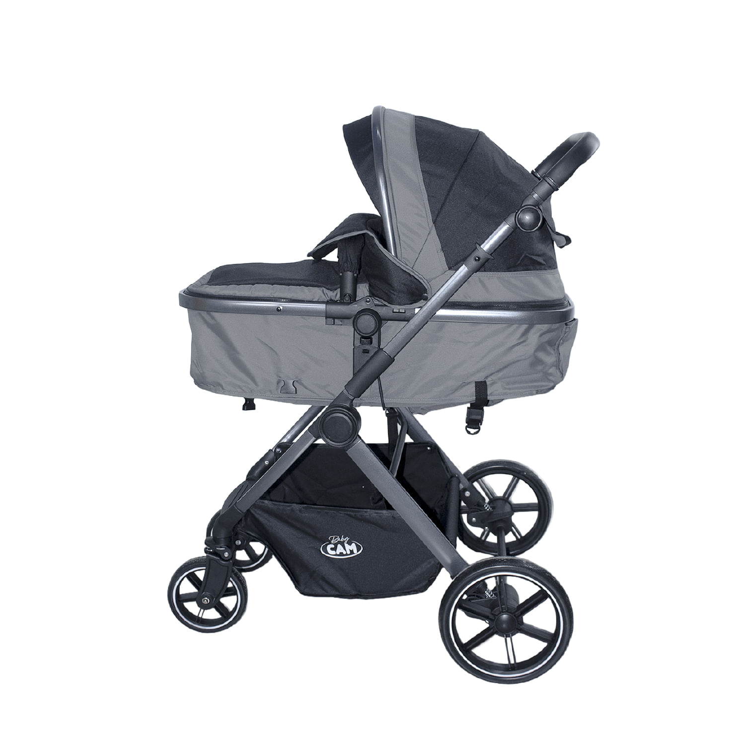 Coche Moisés Para Bebé Baby Cam Londres Gris