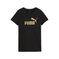 Polo Deportivo Puma Mujer Ess Metallic No. 1 Logo Tee 631536 51 Negro