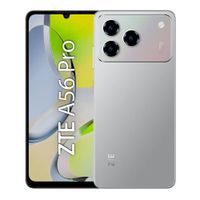 Celular ZTE A56 Pro 4G 128GB, 4GB RAM, cámara dual 50MP + 8MP, 6.75"", gris