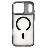 PREVENTA: Case iBox para iPhone 17 Pro Max Metal Glow, con MagSafe para carga inalámbrica, soporte en cámara, negro
