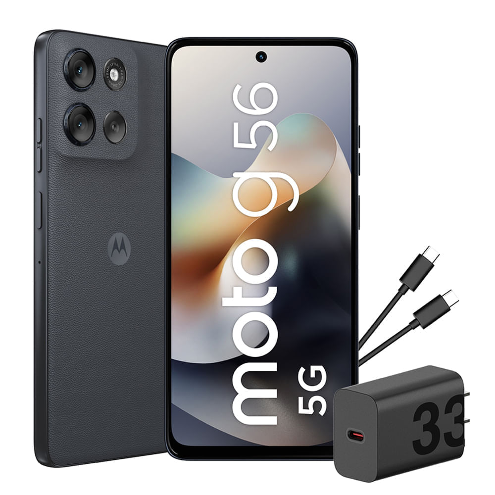 Celular Motorola G56 6.7"", 8GB RAM, 256GB, cámara principal 50MP + 8MP, frontal 32MP, azul marino