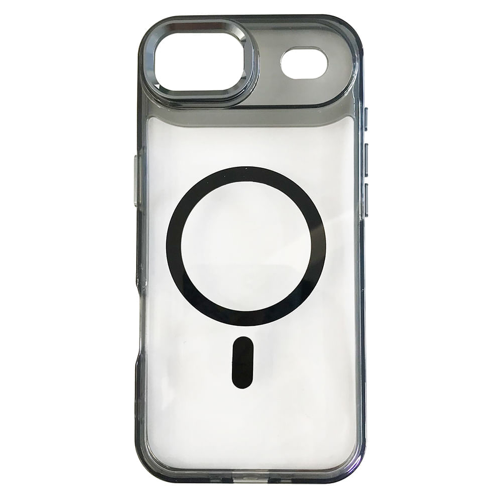 PREVENTA: Case iBox para iPhone Air Metal Glow, con MagSafe para carga inalámbrica, soporte en cámara, negro
