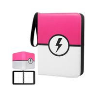 Folder 4 Pocket 400 Cartas Pink Electric