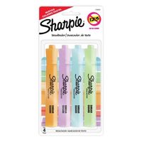 Resaltador Sharpie Tank colores pastel x4 2165242 - !OFERTA!