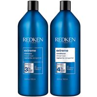 Shampoo Reparador 1000ml + Acondicionador Redken Extreme