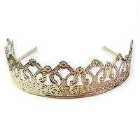 Diadema tiara corona dorada reina princesa disfraz cosplay Halloween