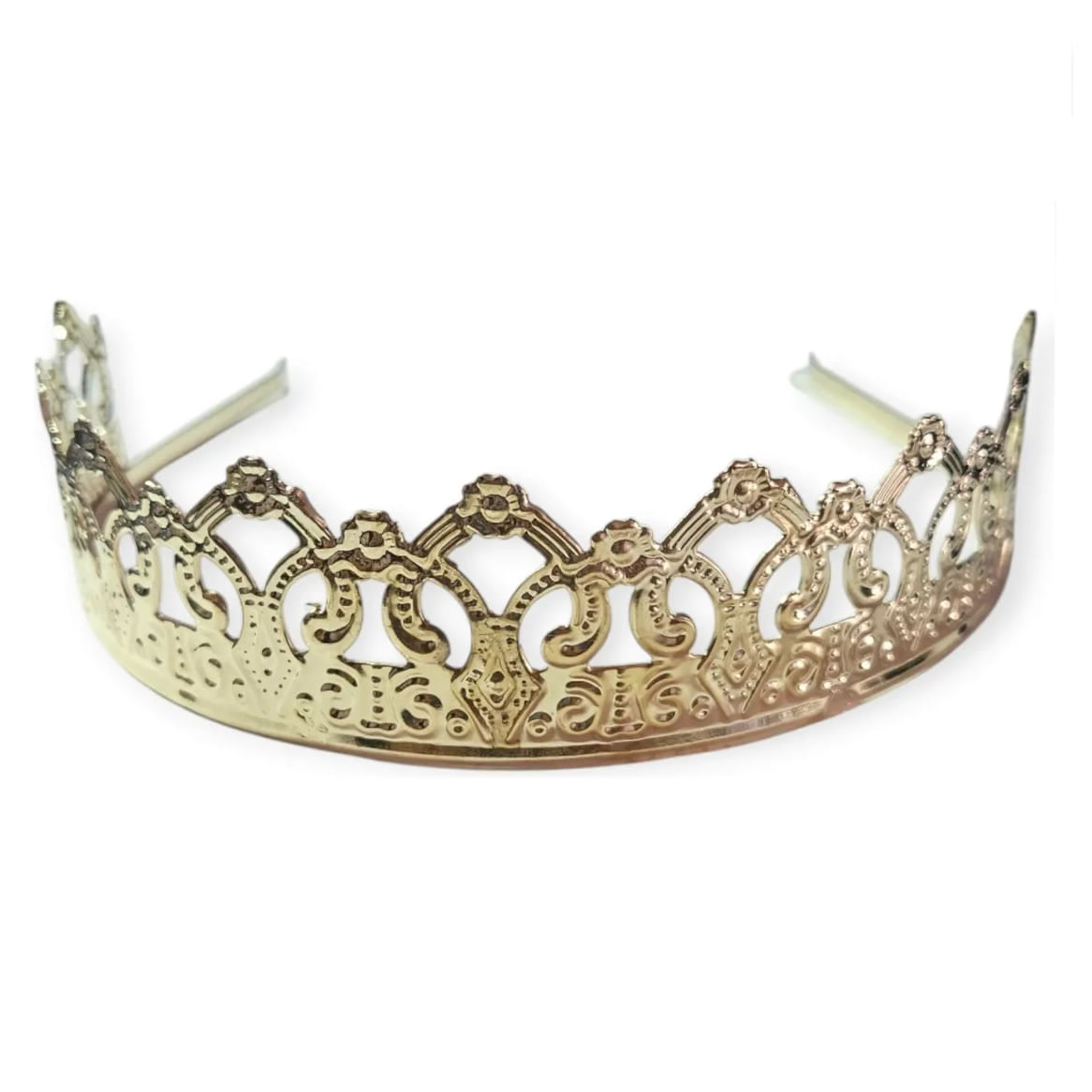 Diadema tiara corona dorada reina princesa disfraz cosplay Halloween
