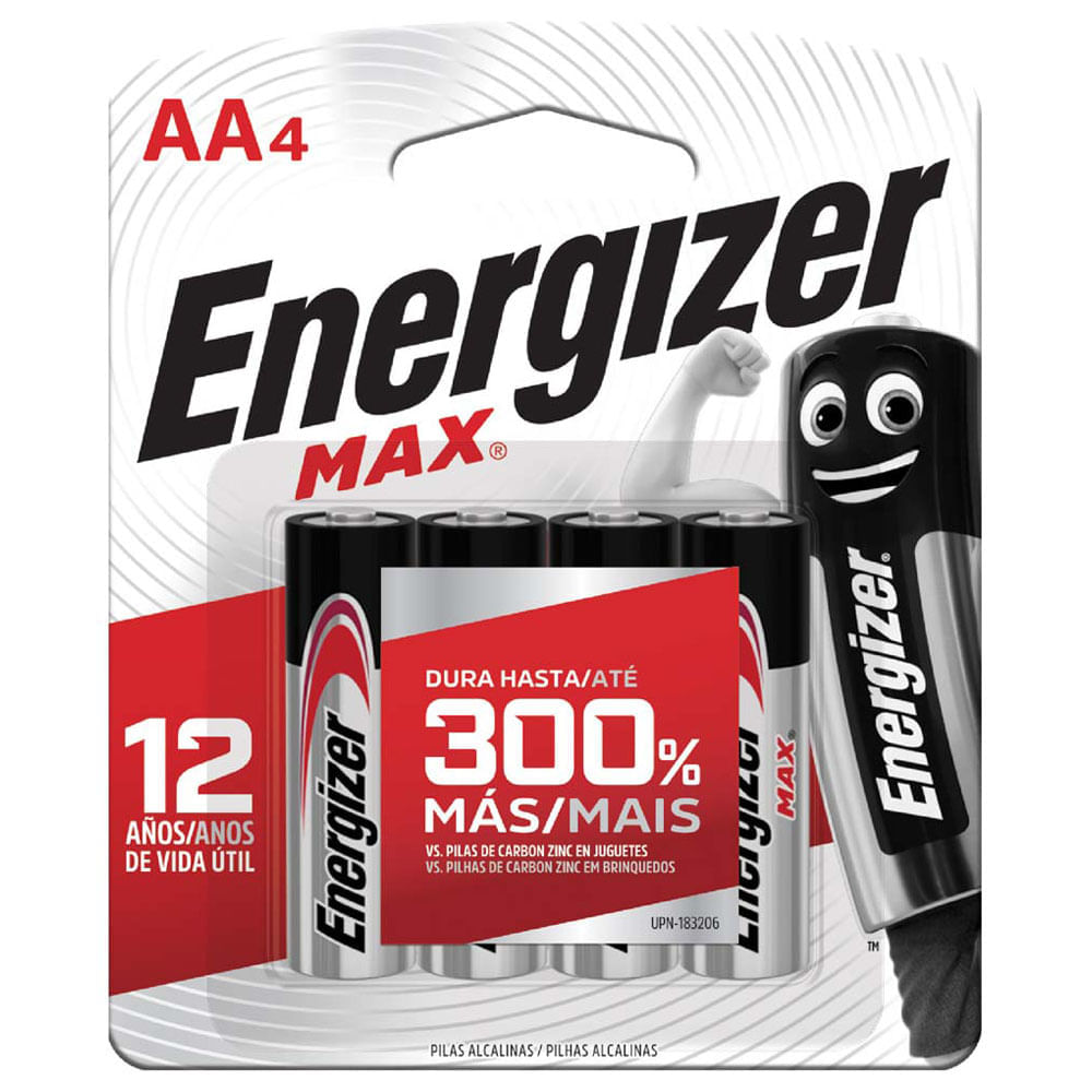 Pilas AAA Max ENERGIZER Pack x4