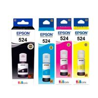 Combo Tinta Epson 4 Colores T524 Cyan , Magenta , Amarillo Negro