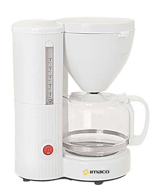 Cafetera de 6-8 Tazas Imaco ICM608 Blanca - 550W !OFERTA!
