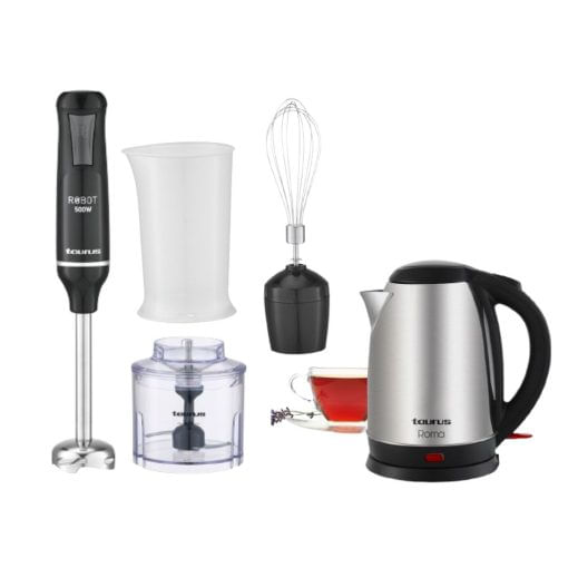 Batidora de Inmersion Robot 500 Plus Inox II + Hervidor Taurus Mod. Roma - 500W !OFERTA!