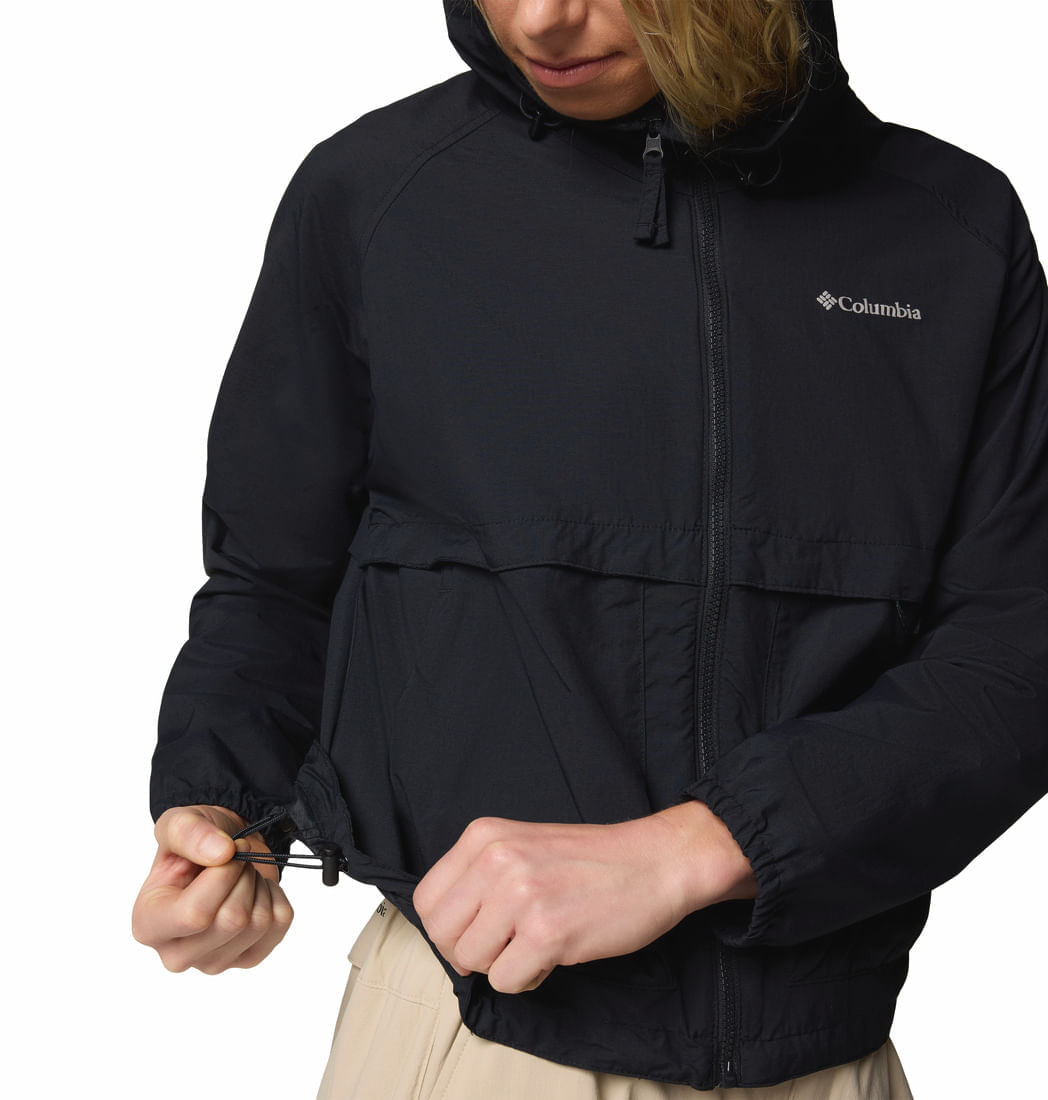 Casaca Para Mujer Cortaviento Spire Valley™ Negra Columbia