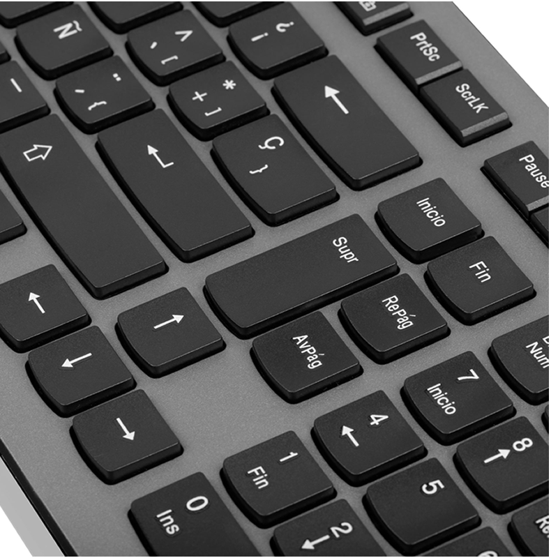Teclado Multimedia Tipo Chocolate Milano - MIC K704