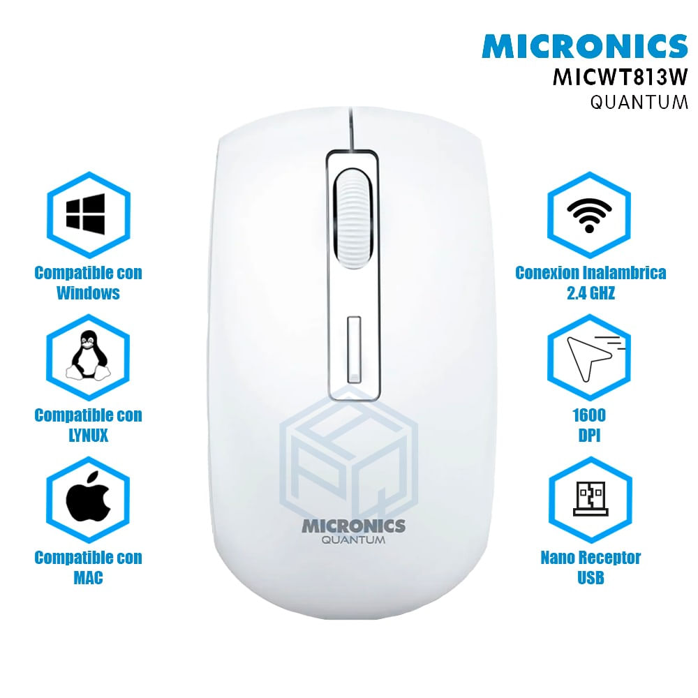 KIT TECLADO + MOUSE MICRONICS QUANTUM - MIC WT813w